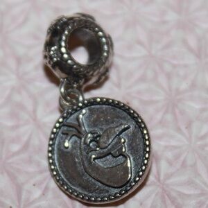 Pandora Olaf Dangle Bracelet Charm Disney Italy 925